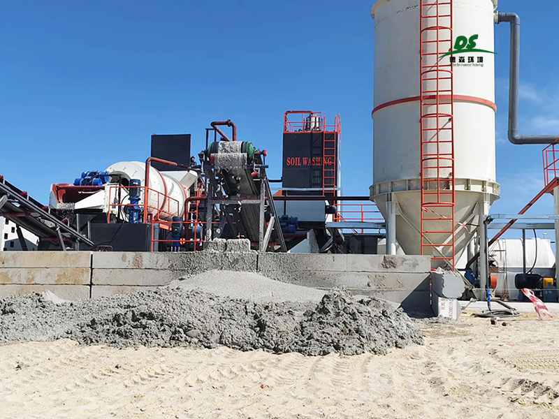 中東石油污染土壤淋洗修復(fù)項(xiàng)目